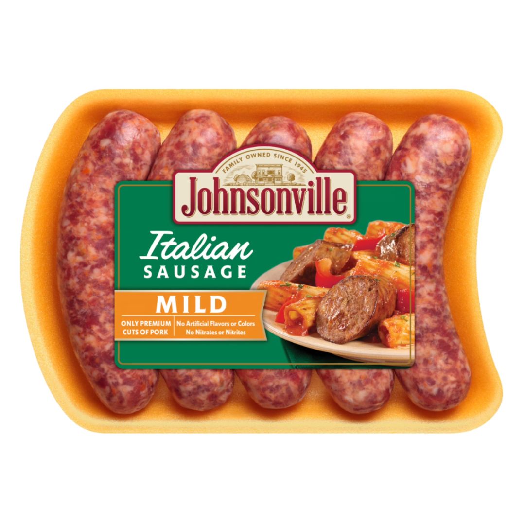 Johnsonville Mild Italian Pork Sausage Links, 19 oz / 12