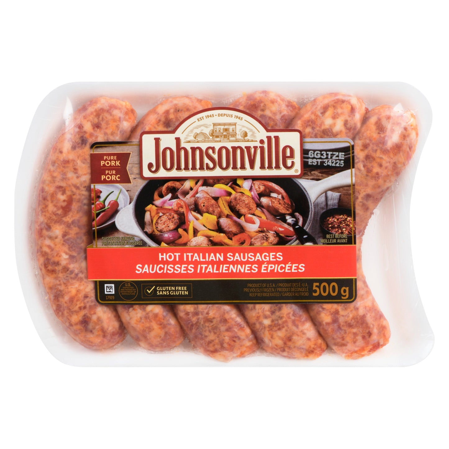 JohnsonvilleE HOT ITALIAN 19 oz / 12