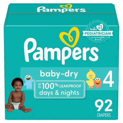PAMPERS SUPER Size4 92ct