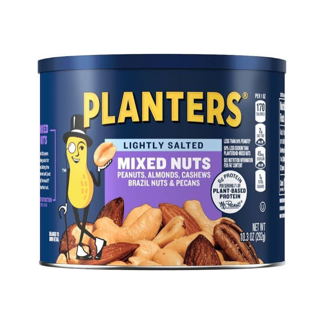 PLANTERS MIXED NUTS UNSLTD10OZ