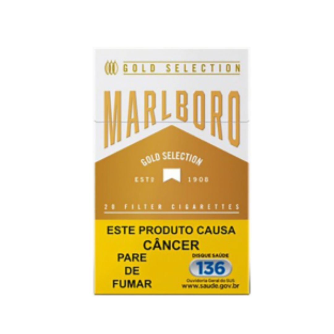 Cigarro Marlboro Box Crafted Gold / 10