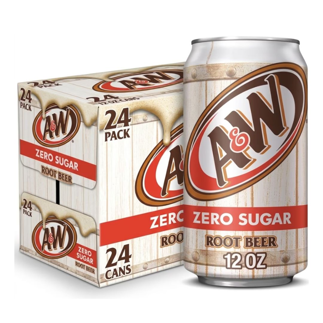 A&W ROOTBEER DIET 12OZ / 24