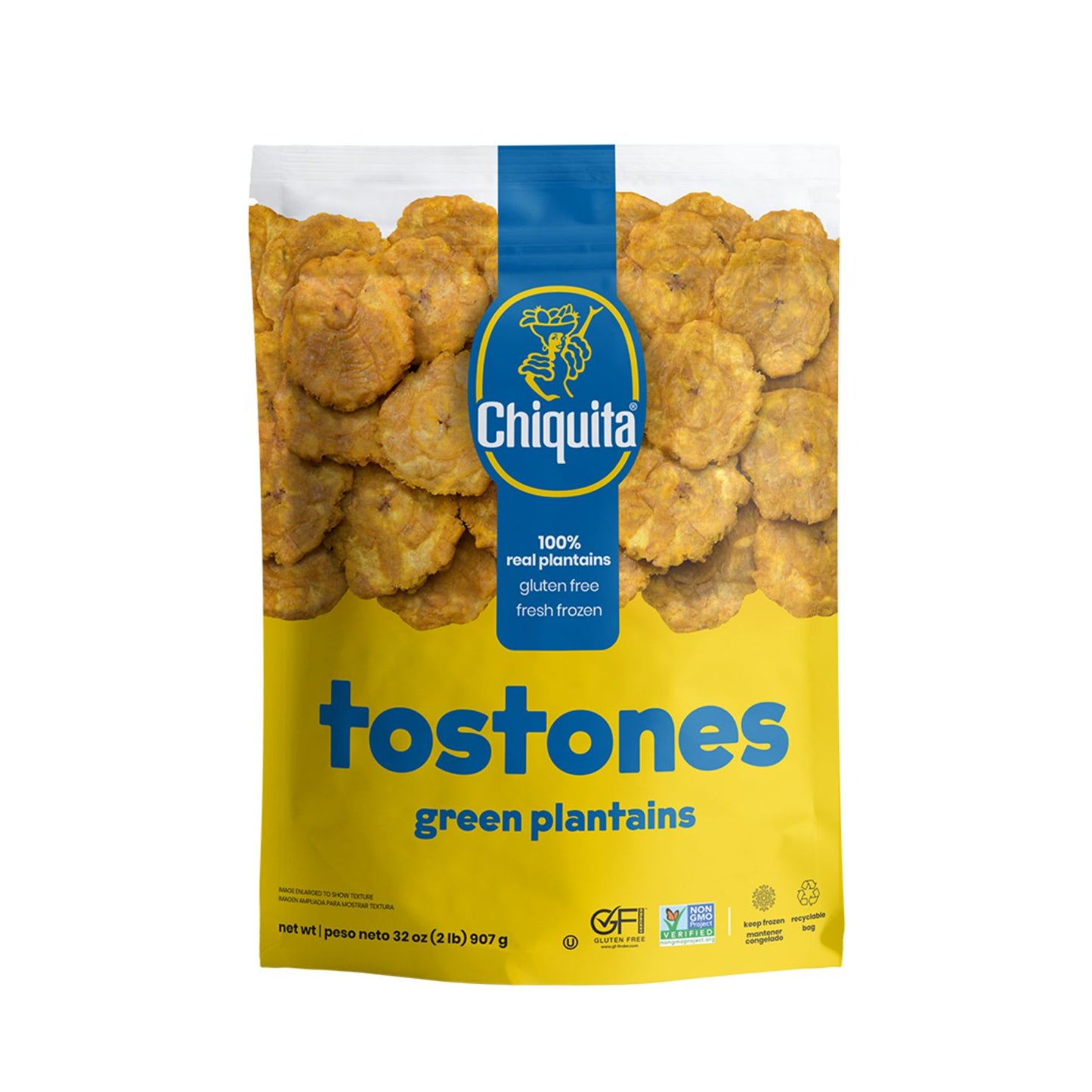CHIQUITA- IQF TOSTONES/GREEN PLANTAINS CLUB PACK 4LB