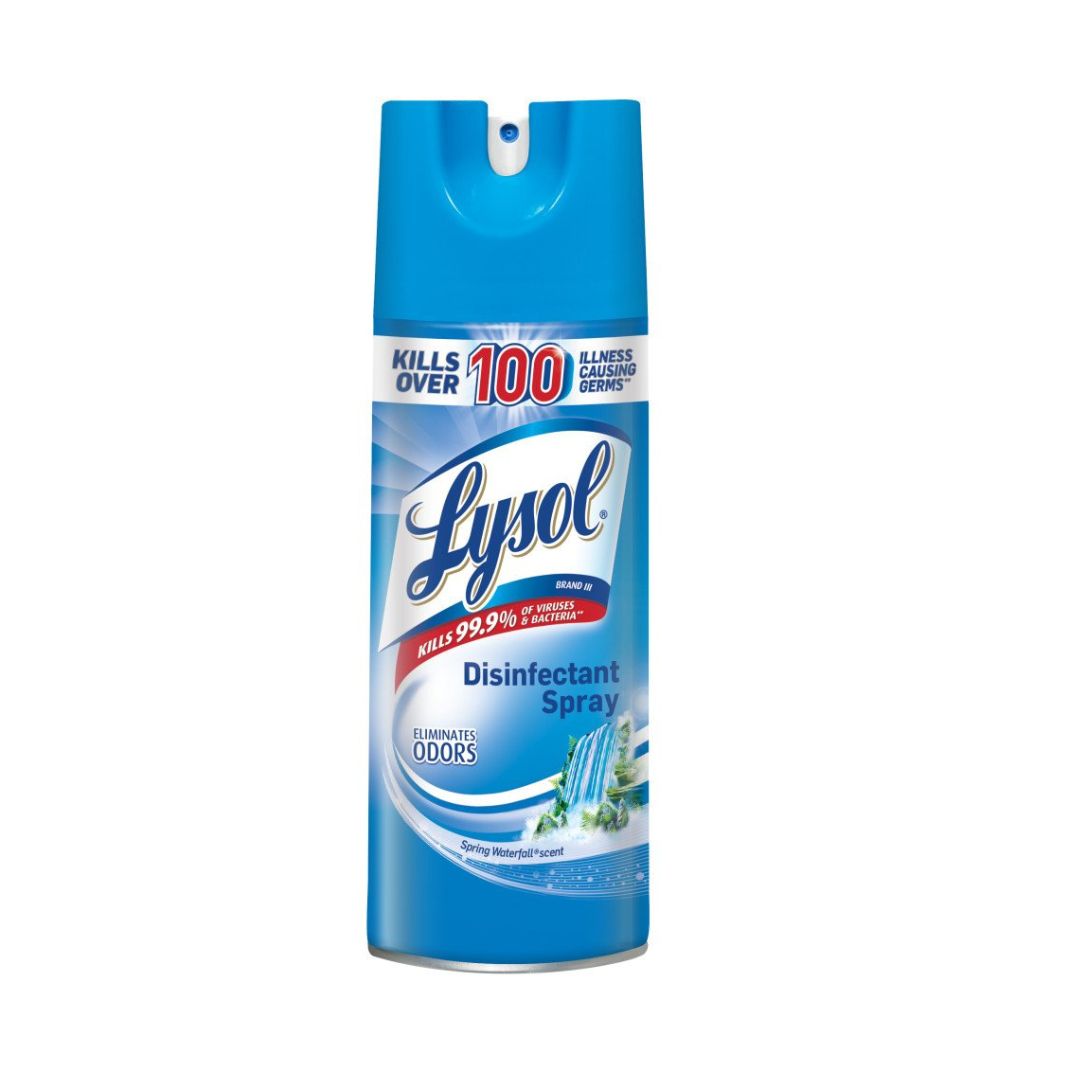 Lysol Disinfectant Spray, Spring Waterfall, 12.50-Ounce