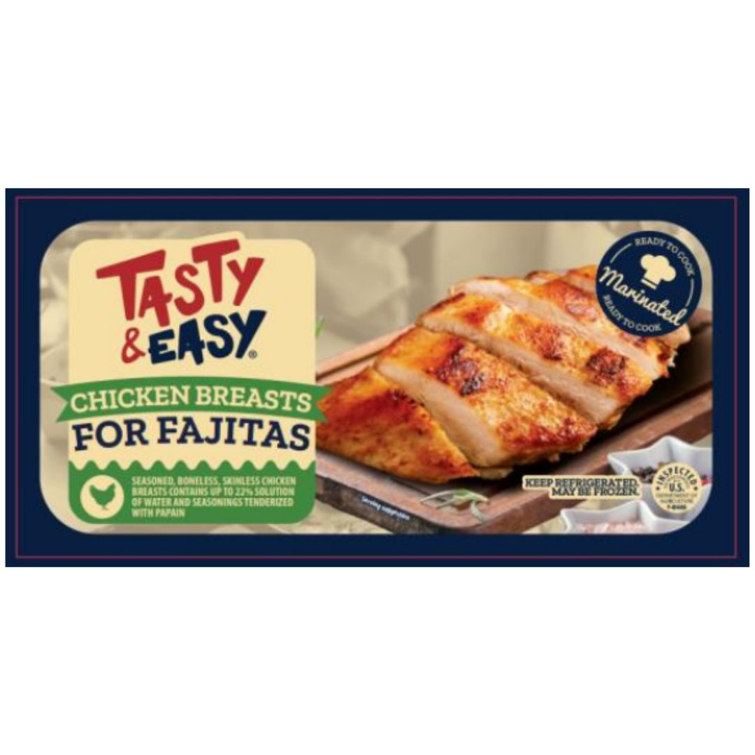 R&F FROZEN CHICKEN BREAST SEASON FAJITA 1.2LB