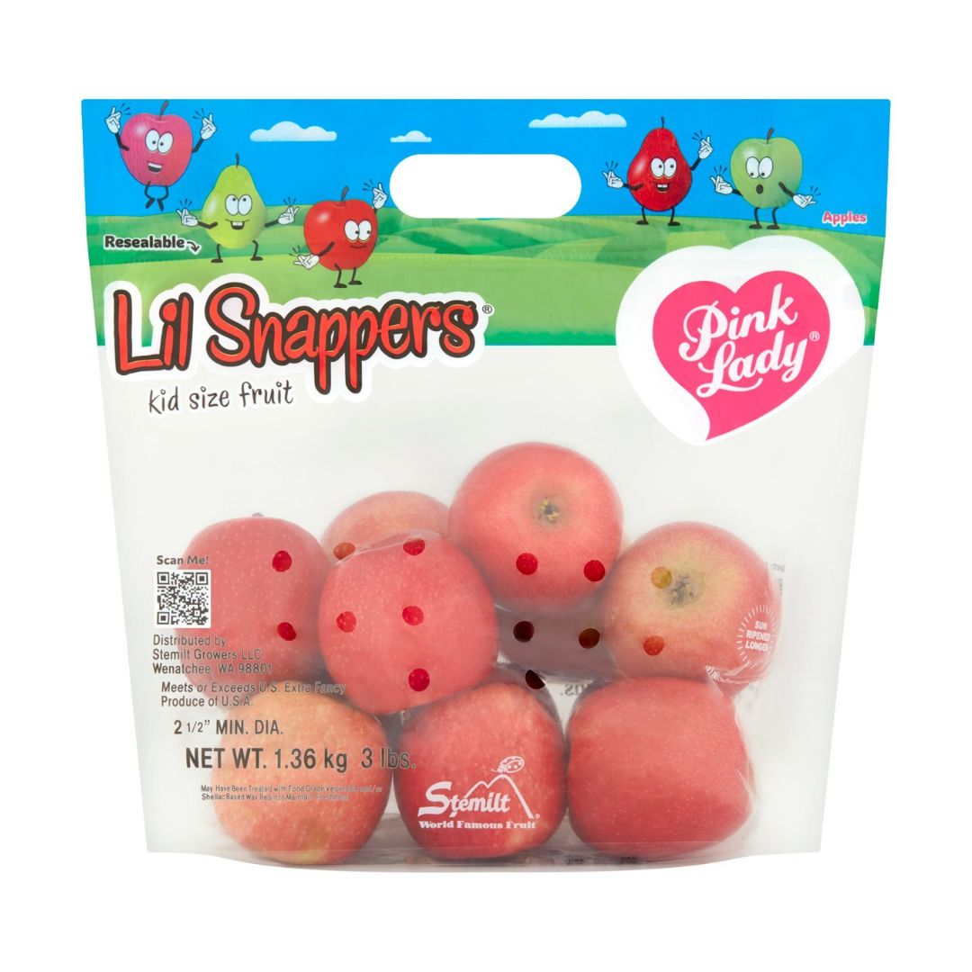 Lil Snappers Pink Lady Apples, 3 lb bag / 9