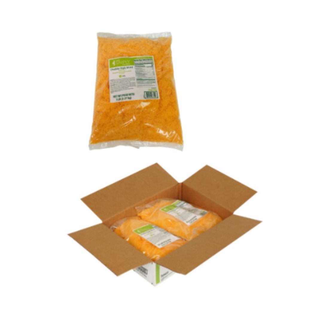 CASA S MONT JACK CHEESE CHEDDAR SHREDDED 5LB / 4