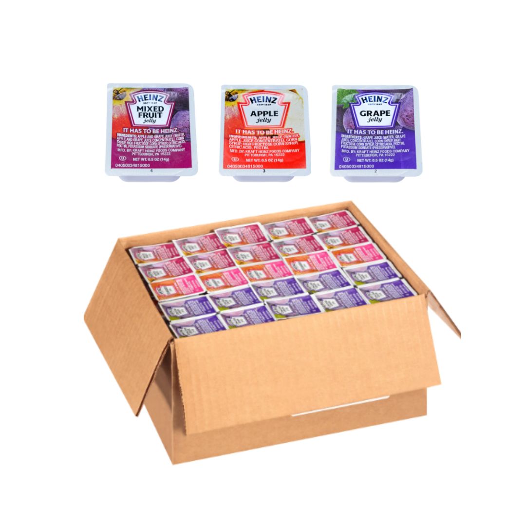 JELLY ASSORTED 0.5OZ/400