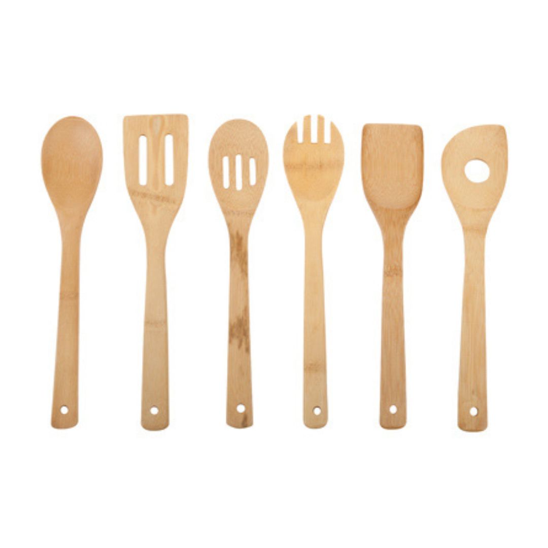 6-Pc. Bamboo Utensil Set, Bamboo