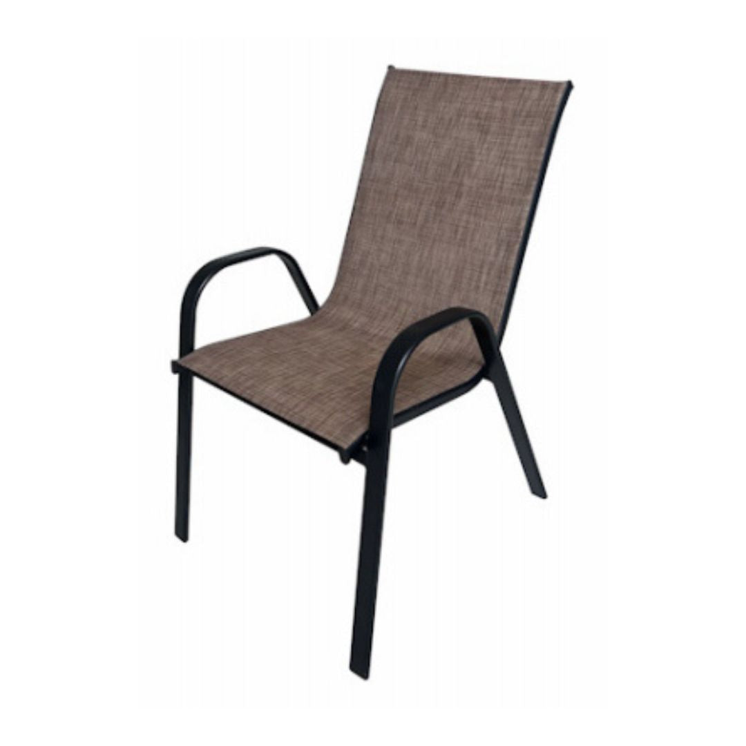 Sun-Ray Mocha Outdoor Stackable Sling Chair