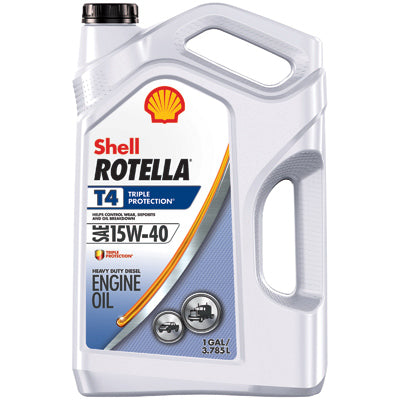 SHELL T Motor Oil, 15W-40, 1-Gallon