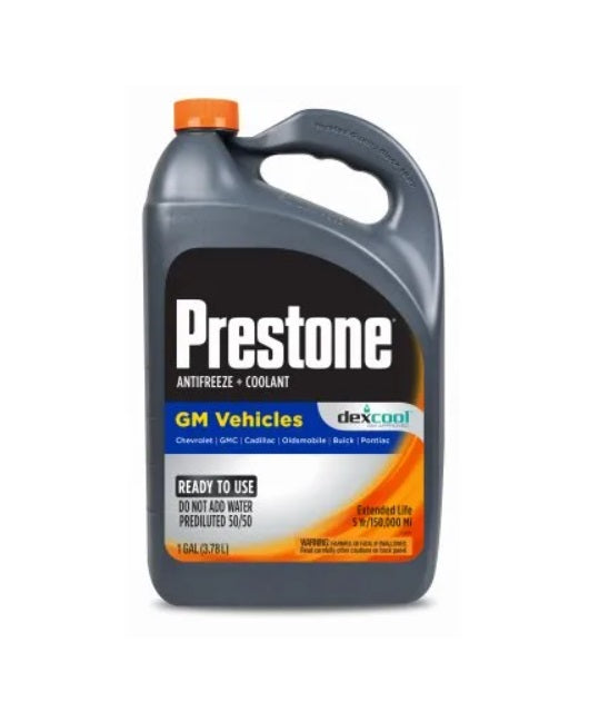 PRESTONE Antifreeze/Coolant, Extended Life, Dex Cool, 1-Gal.