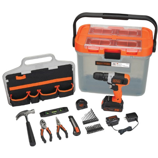 true value 20V 29PC PK IN TRANSLUCENT TOOL BOX