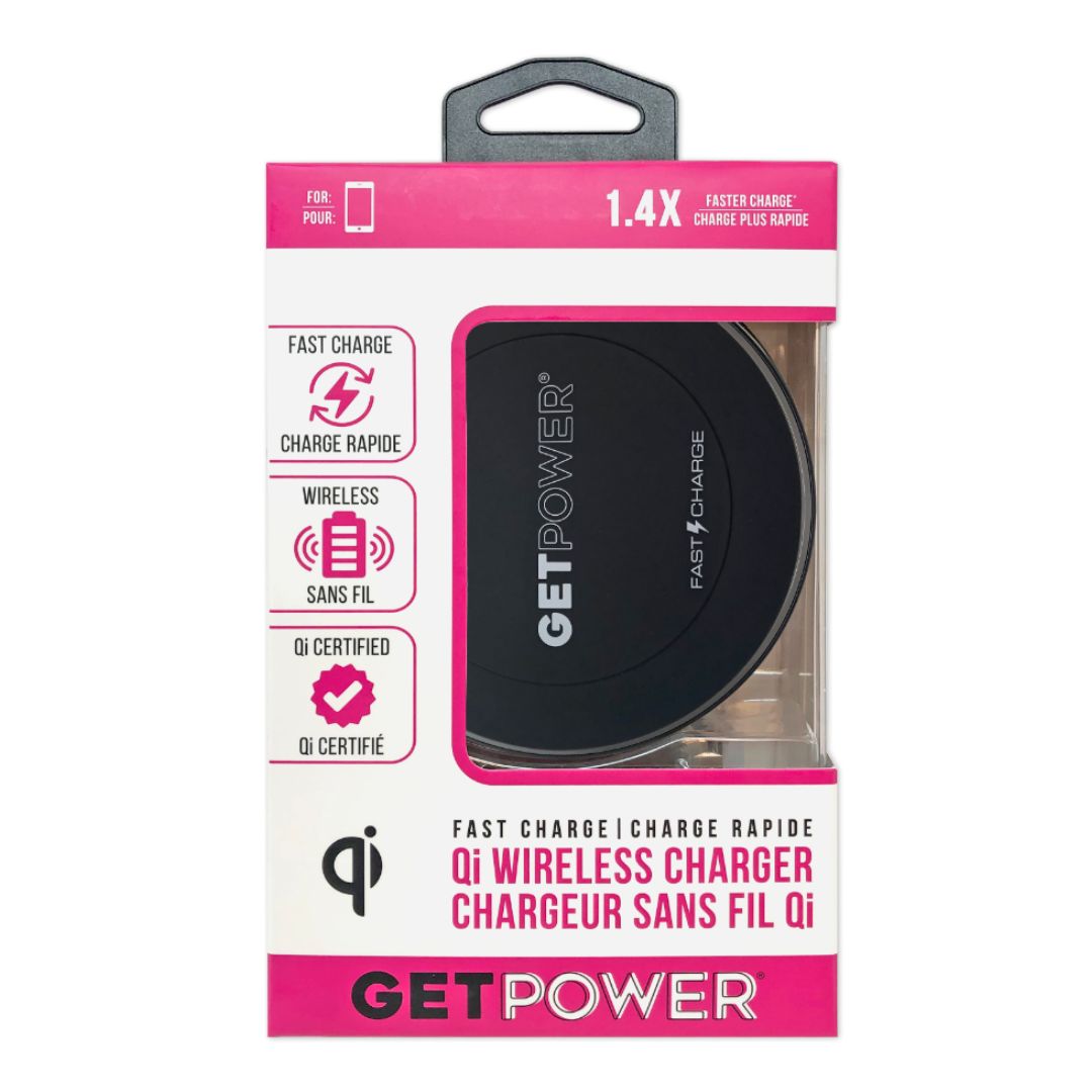 GetPower® Fast Charge Wireless Charger
