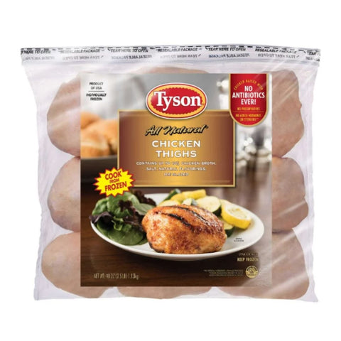 Tyson Chicken Thighs, 2.5 Pound / 12