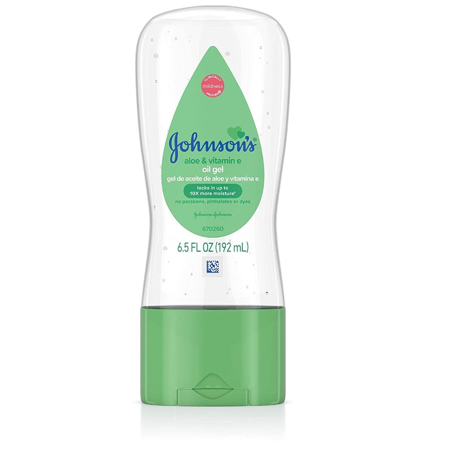 J & J BABY GEL ALOE & VITE 6.5OZ