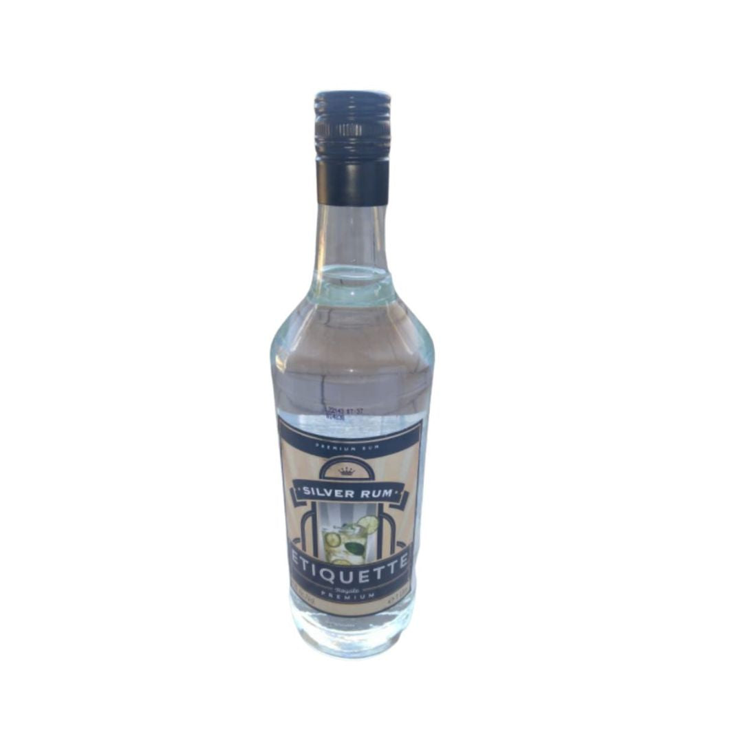 ETIQUETTE SILVER RUM 12 X 1L 40%ALCOHOL