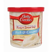 Betty Crocker Rich & Creamy Vanilla Frosting 16oz x 8