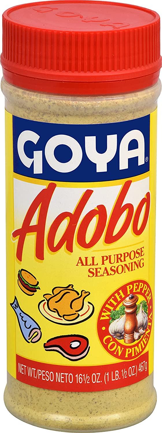GOYA ADOBO SEASONING WITH PEPPER CON PIMIENTA 16 1/2OZ/24