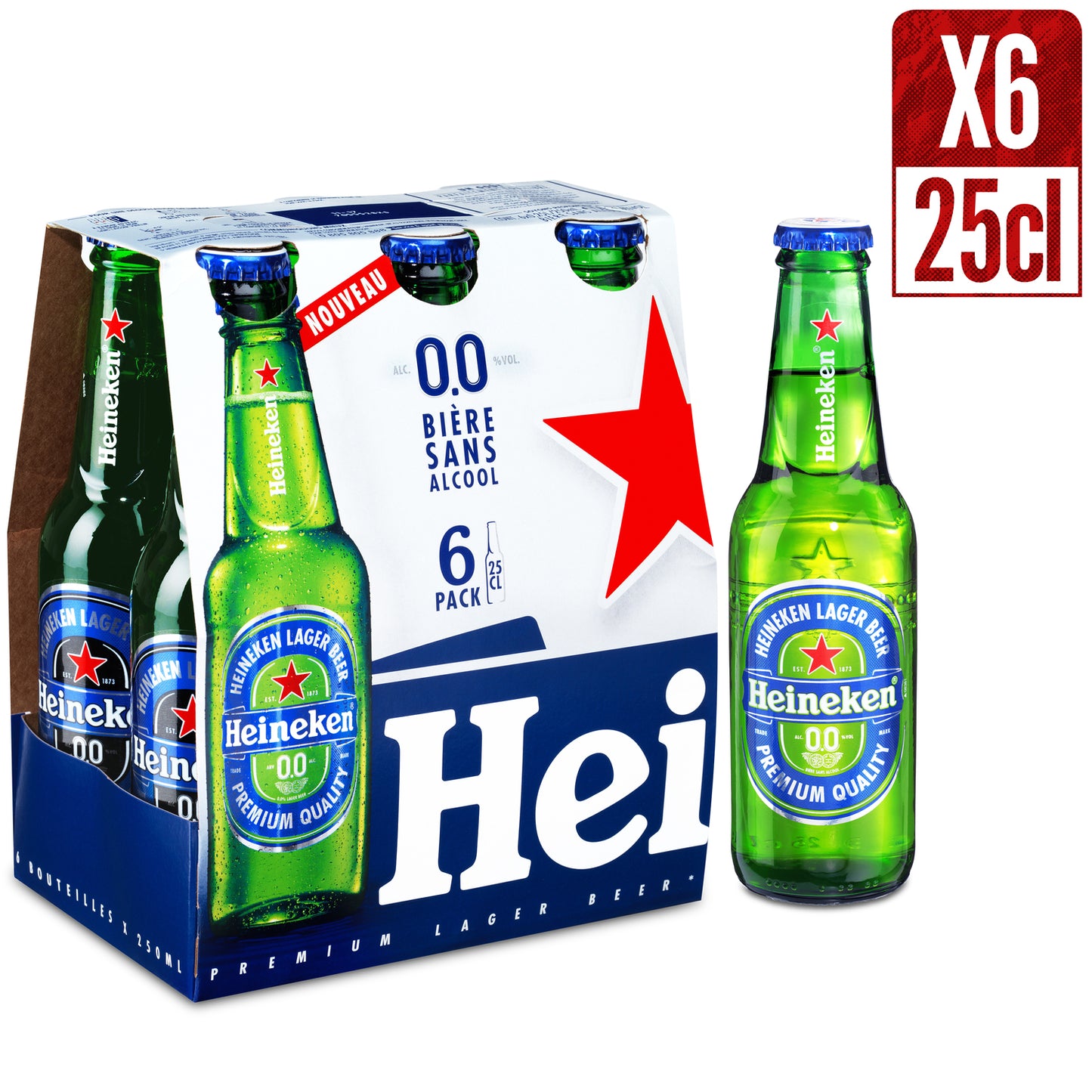 HEINEKEN 0.0 BOTTLE BOX 24 PK