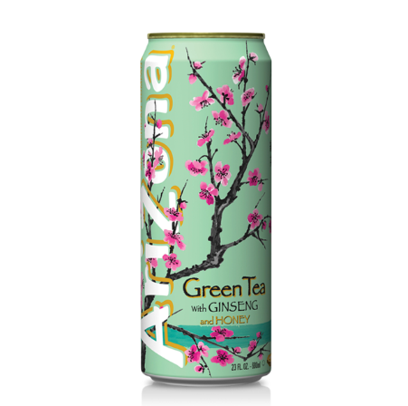 ARIZONA CAN GREEN TEA 23OZ / 24