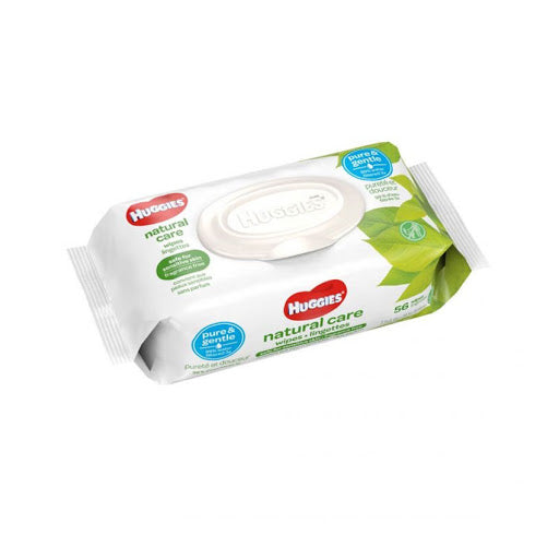 HUGGIES NATURAL CARE SOFT REFILL PACK WIPES (8x56CT=448CT)