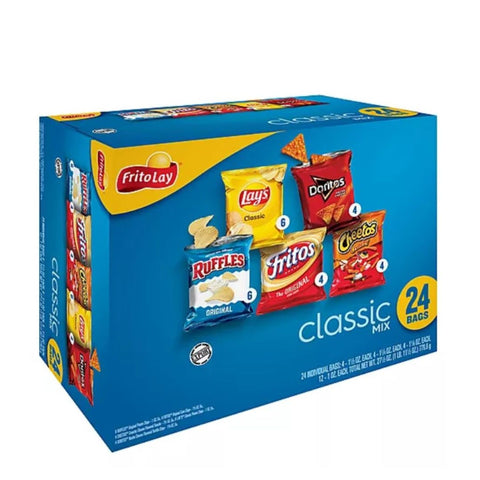 LAYS VARIETY PACK 24COUNT / 27.5 OZ