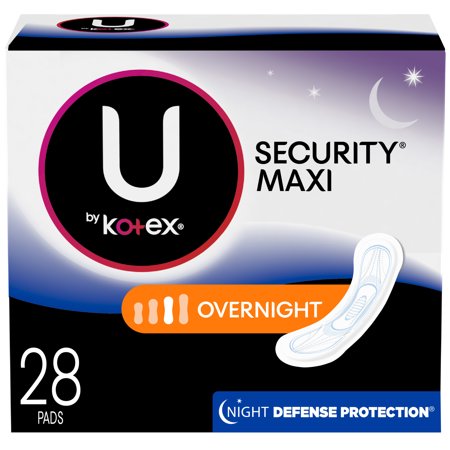 KOTEX U OVERNIGHT MAXI 4 / 28