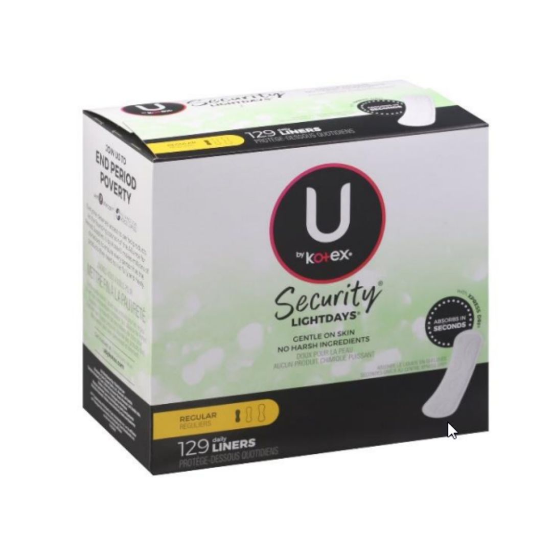 KOTEX LIGHTDAY REGULAR LINERS 129 - 4 Pack