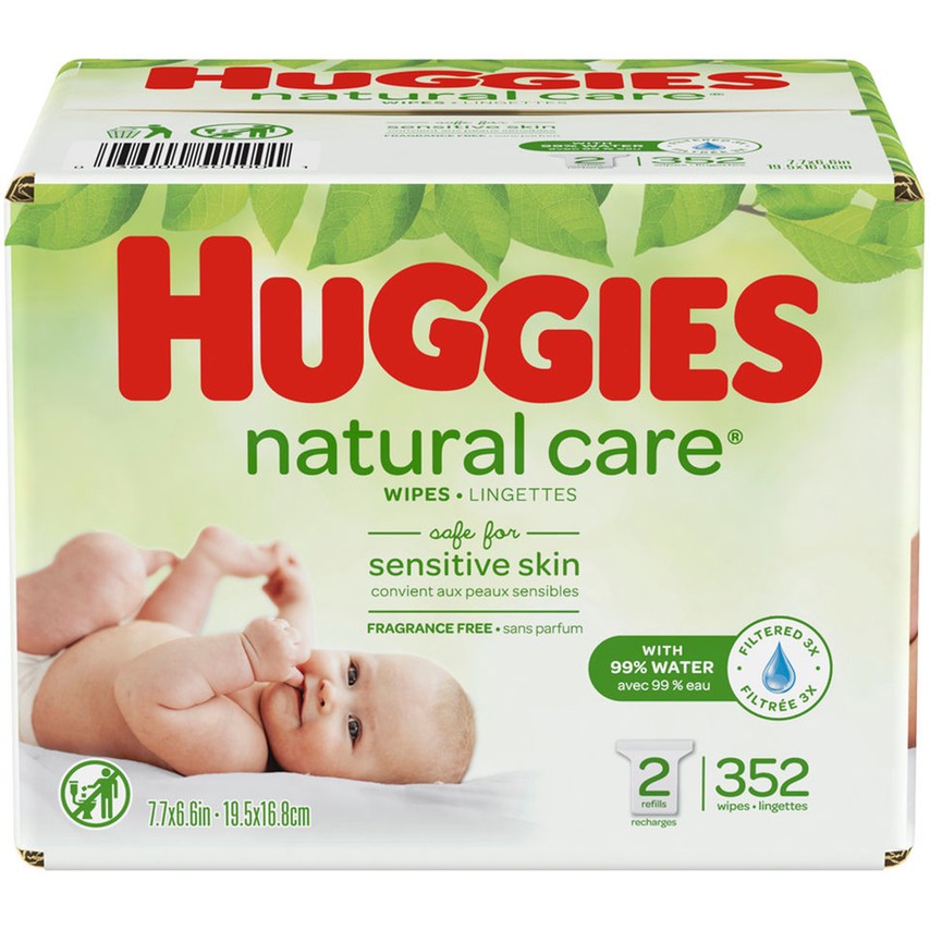 Huggies Natural Care Refill wipes 352 / 2