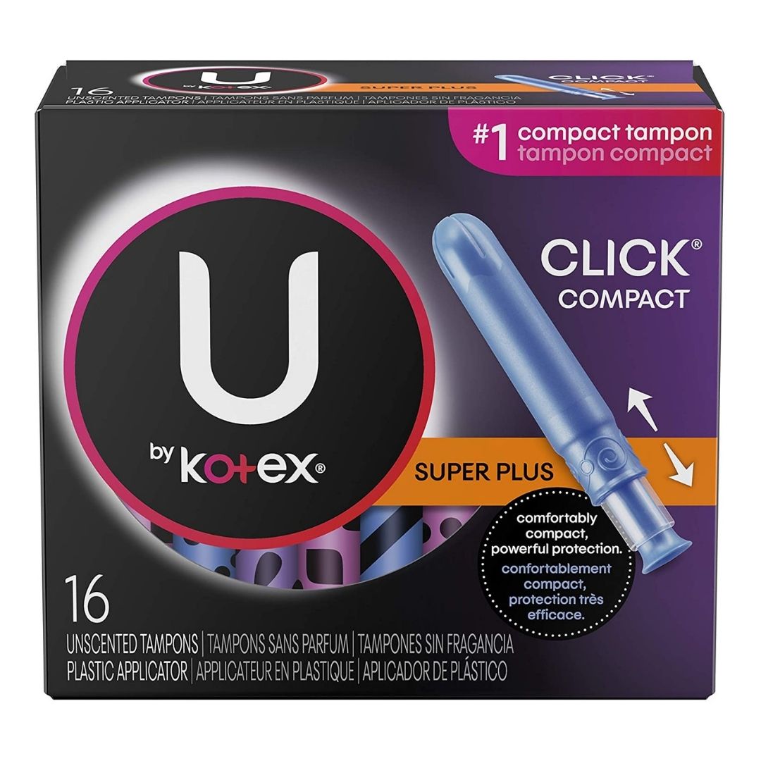 KOTEX U TAMPON SUPER PLUS CLICK 8X16