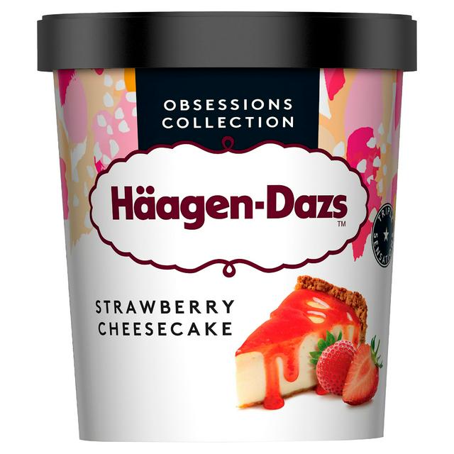 Haagen-Dazs® PINTS STRAWBERRY CHEESECAKE 8 X 460ML