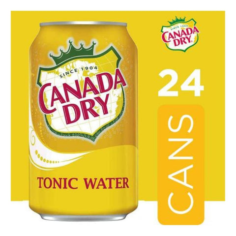 CANADA DRY TONIC WATER, 12 FL OZ CANS, 12 CT (24 PACK)