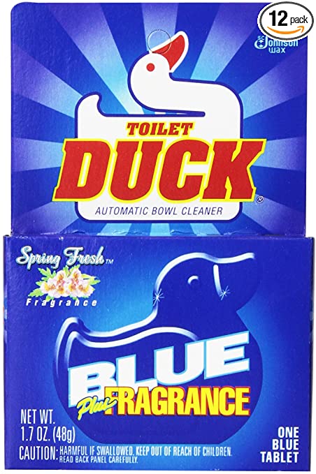 TOILET DUCK AUTOMATIC TOILET BOWL CLEANER 1.7OZ 12Pack