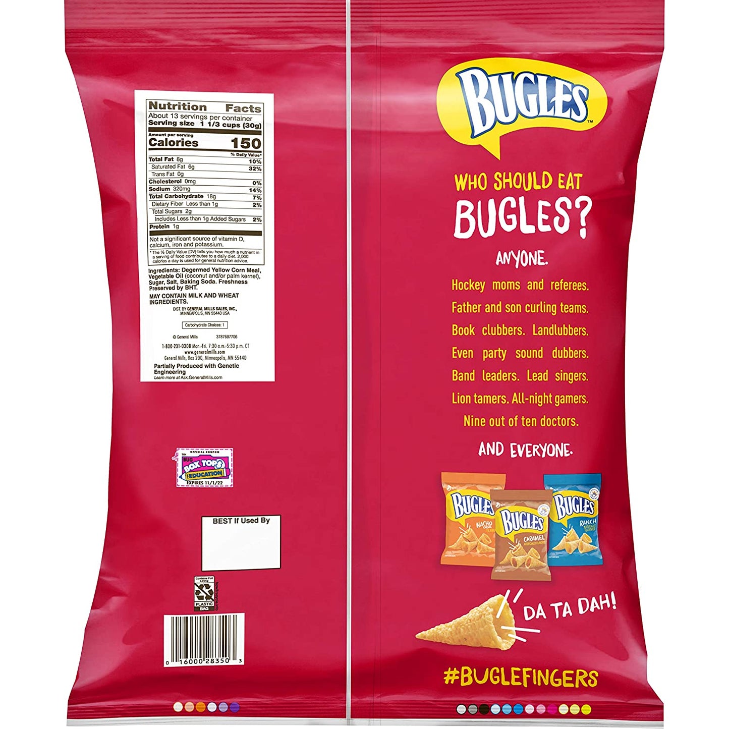 Bugles Original 14.5oz 6/Case