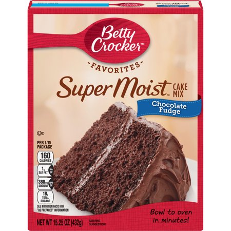 SUPER MOIST CHOCO FUDGE 15.25OZ/12CS