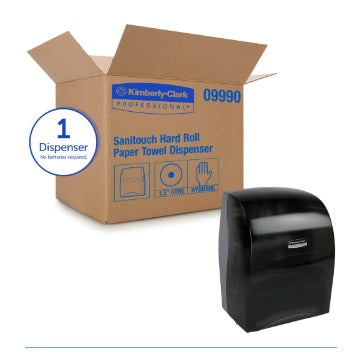 SANITOUCH* Hard Roll Towel Dispenser Smoke 1 Case = 1 Unit(s)