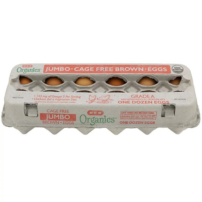 EGGS JUMBO ORGANIC 30 CT