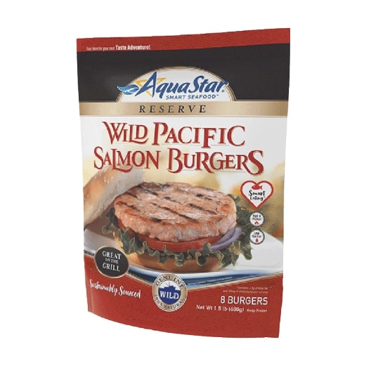 Aqua Star Salmon Burger 3oz 12 / 1.5LB