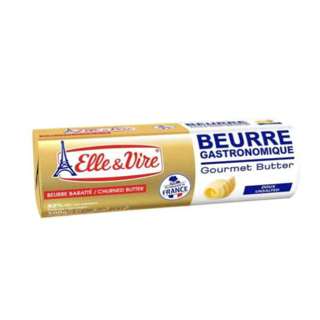 ELLE & VIRE BUTTER UNSALTED ROLL 500 Grams / 8