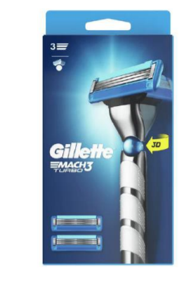 GILLETTE MACH3 TURBO +3RECX8