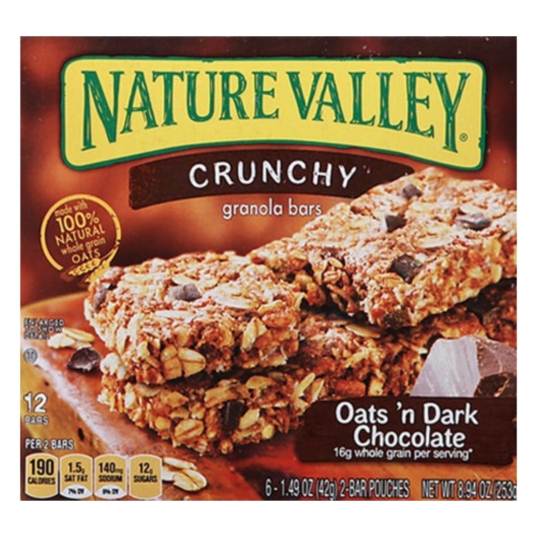 Nature Valley Granola OATS & CHOCOLATE 8.9 oz ( 12 x 6Pack )