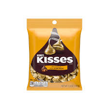 HERSHEY'S KISSES WITH ALMOND BAG 5.3oz x 12Pack