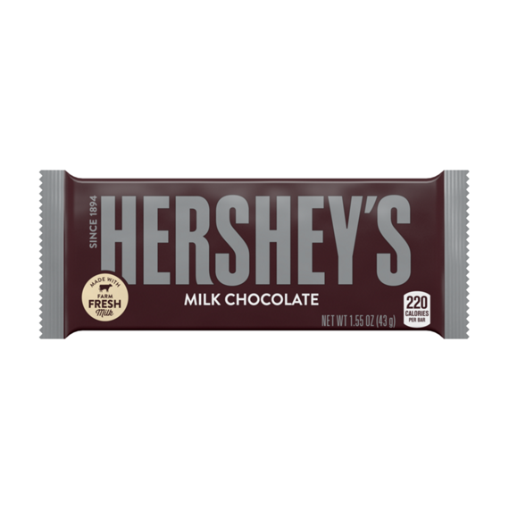 Hershey's Milk Chocolate Bar 1 x 36 Count