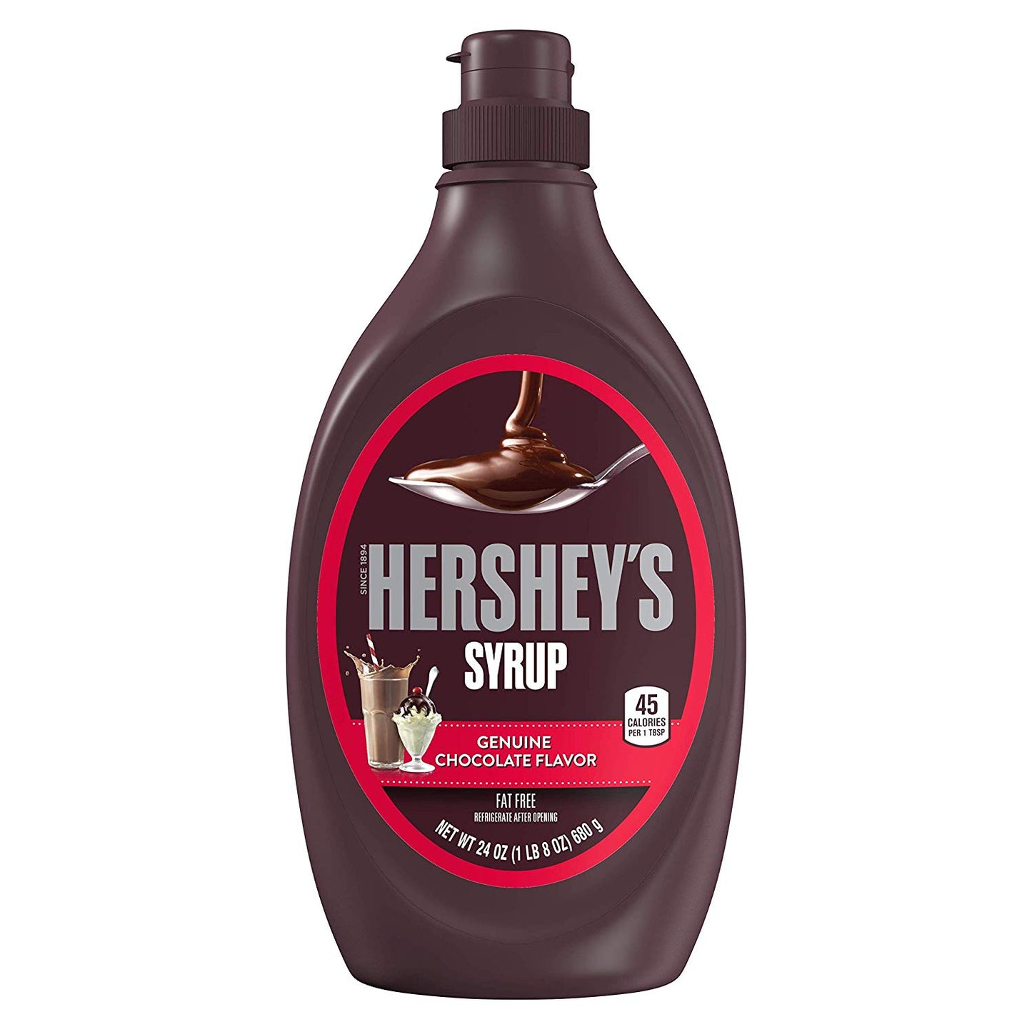HERSHEY'S SYRUP CHOCOLATE BOTTLE 24OZ x 24Pack