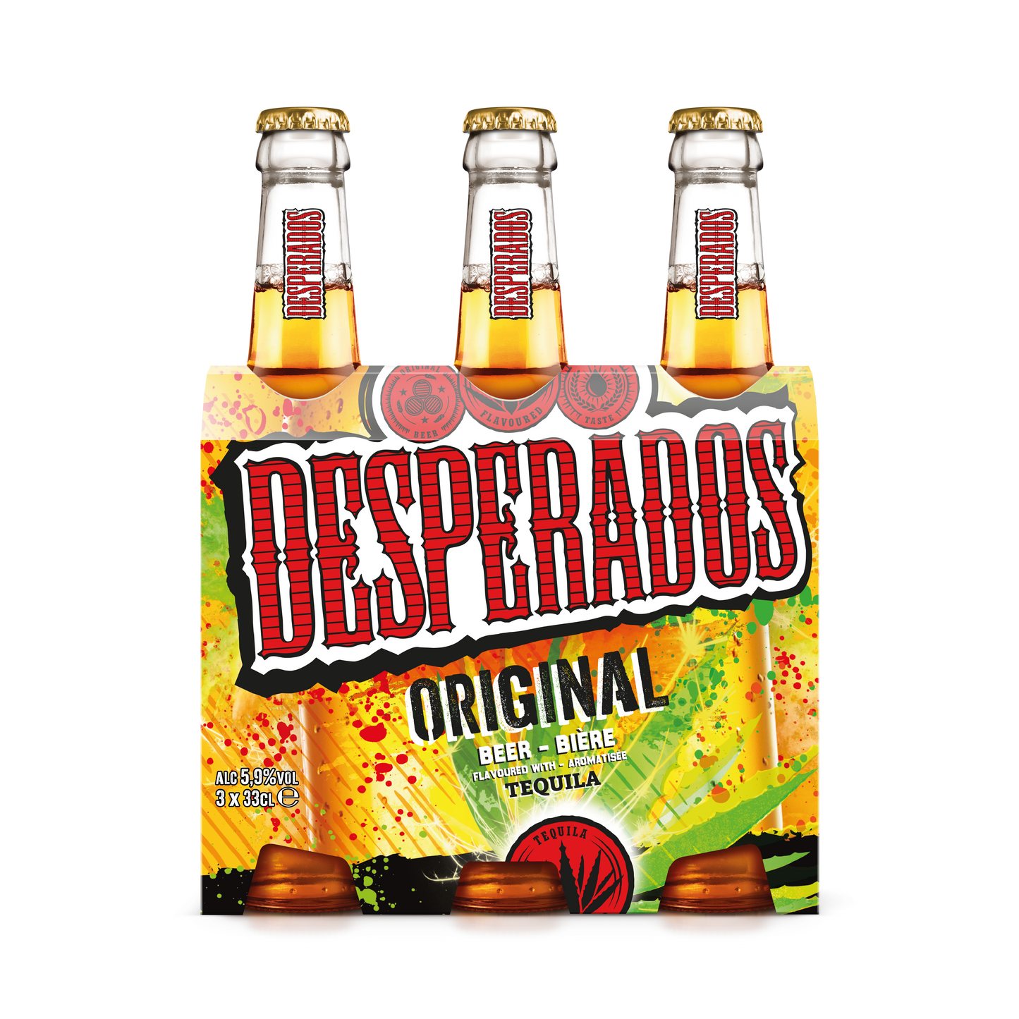 DESPERADOS ORIGINAL BOTTLE 33CL 8 X 3PK