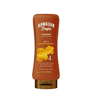 HAWAIIAN TROPIC TANNING LOTION SPF4 8OZ