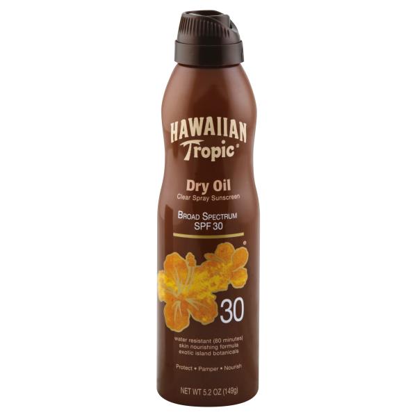 HAWAIIAN TROPIC DRY OIL C-SPR SPF30 6OZ/12CS