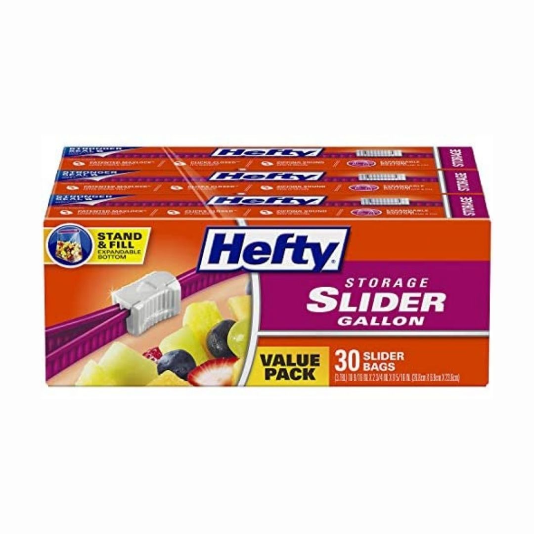 HEFTY EZIP GALON STORAGE 9/30CT