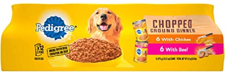 PEDIGREE CHOPPED CHICKEN & BEEF COMBO 13.2oz x 12 CANS